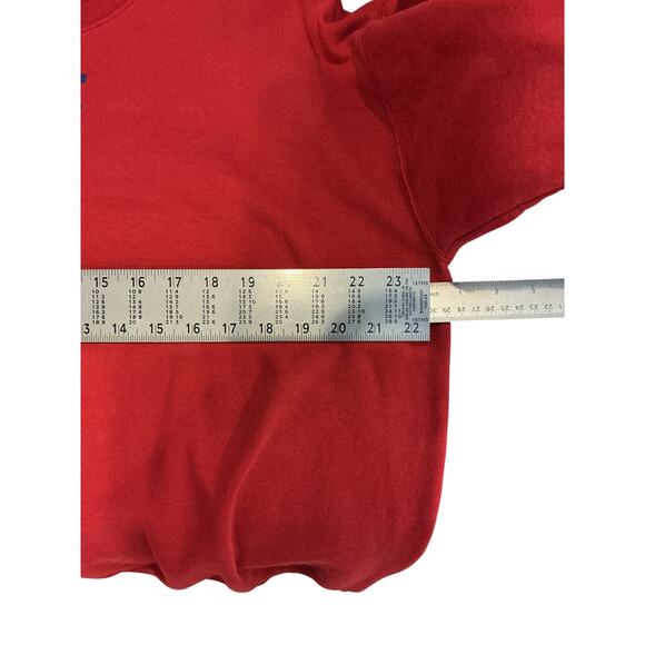 Esprit Vintage Red Pullover Sweatshirt Crewneck Casual Size L - Picture 8 of 8